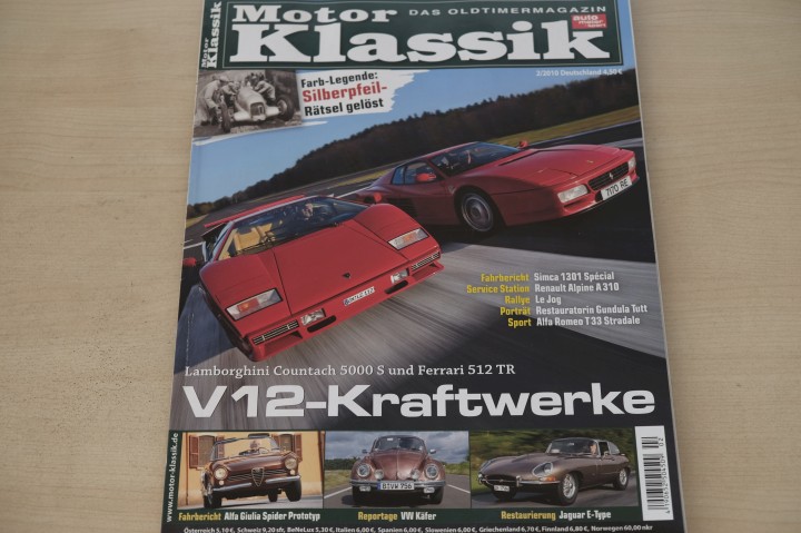 Deckblatt Motor Klassik (02/2010)
